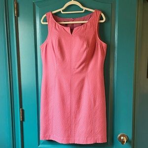 TALBOTS SLEEVELESS SHEATH FITTED DRESS SIZE 14P